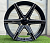 Диск колеса Shogun S6 D6093 8,0x17 5*108 ET35 D73,1 Gloss Black Milling (НЛ)