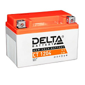 АКБ мото DELTA Battery AGM 2,5 А/ч боковые EN40 А 114*39*87 YT4B-BS 12025